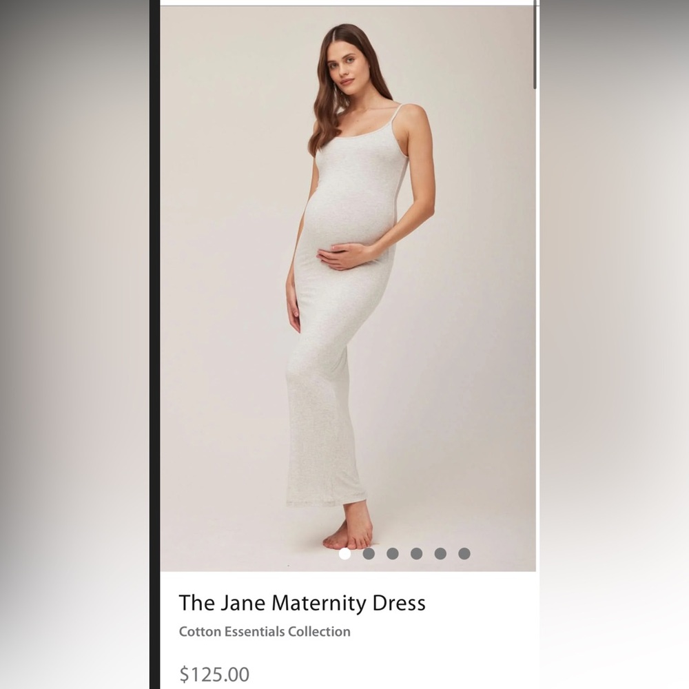 MATERNITY- BUMPSUIT The Jane Dress
Heather gray XS